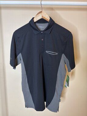Skechers Go Golf Performance Polo Shirt Black Size Small New With Tags